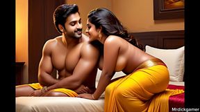 Desi bhabhi with husband&#039;s friend