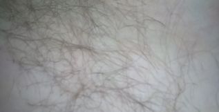 Hairy pits close up