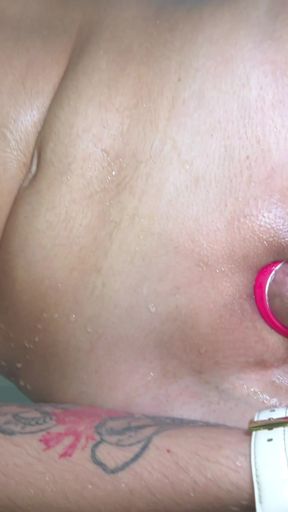 I Get so Excited That I Can't Oppose Using My New Toy in the Shower! I Squirt a Lot!