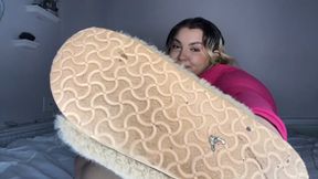 WORSHIPPING MY DIRTY SLIPPERS FEELS BETTER THAN SEX WITH HER FEMDOM HOMEWRECKING