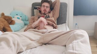 Masturbation and displaying my soiled socks - ejaculation and showing my penis and ejaculate