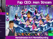 Daddy on the beach! Fap CEO Men Stream #18 W/HentaiGayming