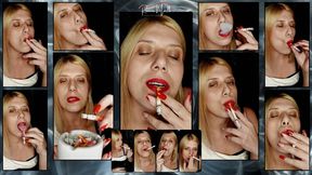 00036 # tobacco smell between my red lips