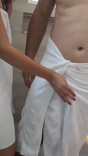 stepsister with stepbrother in hotel   Clip 1
