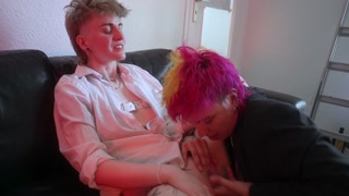 dykes in suits - amateur lesbians love role play spanking and hard fingering