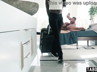 Heartbroken honey watching her lover screwing a ebony vagina