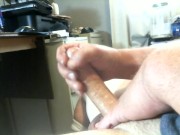 Stroking My Big Cock