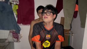 Ken Sissy Femboy Invited His Chillerete Friend to His House and Ended up Him