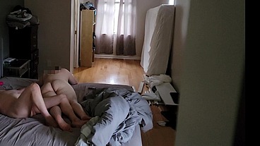 Voyeur roommate watches us have morning sex - Hard Finger Fuck, Spoon Side Fuck and Finished with a Vibrator.
