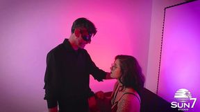 depriving the senses of the beautiful nerd, dominant and sensual touches - dominador do toque and gaby manhaes