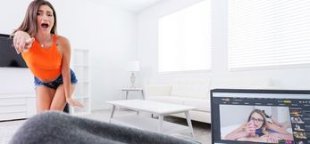 Stepsis Catches Stepbro Mid-Porn Session