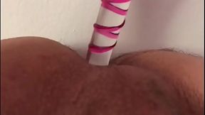 dildo consolador de cristal mete saca