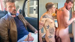 Argentine Stud Gives Intense blowjob to Spanish Macho - Real TaxiPorn Action