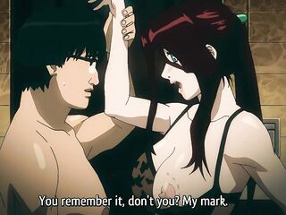 Red-Haired Gal in Leopard Underware Likes to Ride Rod and Drink Cum