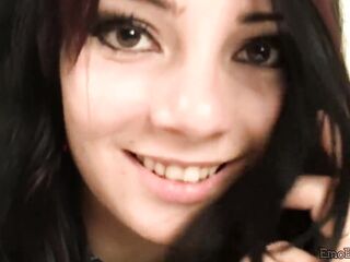 Rock teen babe touching her vagina solo