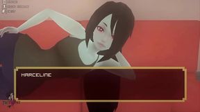 Hentai Vampiress With Big Boobs Plays Sinful 3D Adventure Time Game