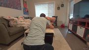 New Neighbour Peels My Socks Off One at a Time Then Eats My Pussy on His Coffee Table