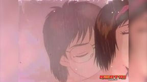 Desperate Satoshi gets help from busty GF in bathtub