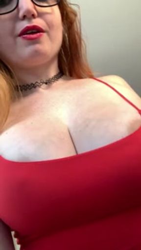 Red PASSION Huge tits