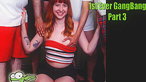 1st Ever Gangbang 3 With Hannah Grace