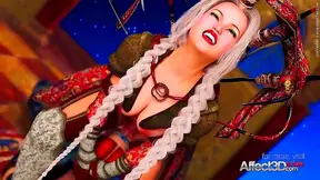 Cyber Warriors Collide in Steamy Futanari Threesome Full of Pleasure