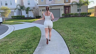 Hot blonde gets jumped by 2 BBC and gets double fucked