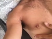Sexy chest & muscles view for cum