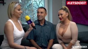 Dana Jayn Fucks Lucky Old Man in Reality Big Tits Scene with Best Blowjob