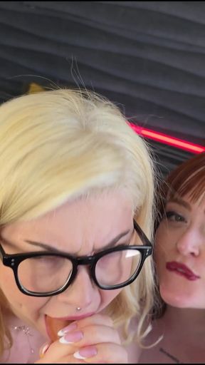 Bimbo Sluts Wish for a BBC Dildo to Come Alive