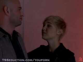TS Danni Daniels fucks a Straight Couple