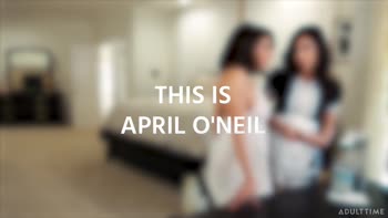 April O'Neil's Sultry Lesbian Compilation: Big Boobs, Facesitting, and Scissoring Galore
