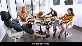 Family Fucks Each Other on Thanks giving Day