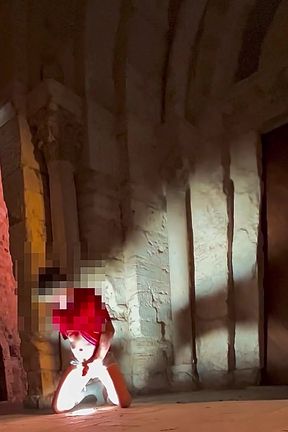 Excessive Cumshot in a Super Risky Place