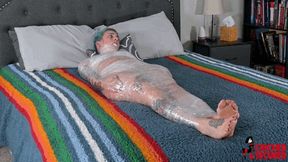 Mia Hope Mummified and Tickled! (MP4 Format)