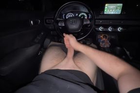Dirty Talk And Moaning In The Car *messy Cumshot* Loud Male