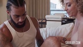 Bubble Butt Sara Jay Rides Big Cock Until She Creams Her Mature Pussy!