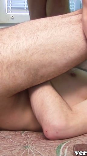 Two men fuck each other without a condom anal with creampie   Clip 2