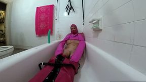 Lizzy Yum BDSM straight jacket post op pussy masturbation