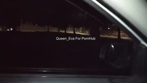 AMATEUR CUCKOLD CARSEX - Slut wife jerked off by submissive cuckold husbands friend