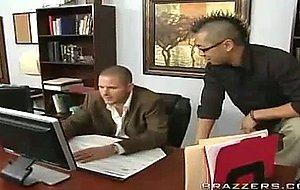 Sara Stone gets her horny boss to play with her ...