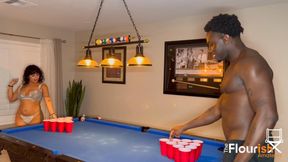 Kitty Kewpie Loses at Pong Red Cups to Damson