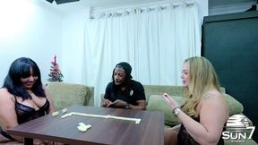 They Bet Their Bodies on Dominoes - Whoever Loses Breast Gets Fucked