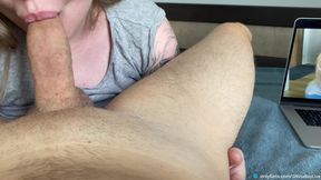 Step Stepbrother Watch Porn with Step Stepsister and Her Into Fucking Part 2