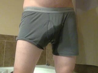 1st pissing of the day