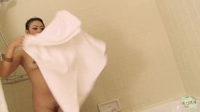Serving up tight holes for a big cock&#x1F346; is how this Asian teen earns