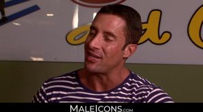 MaleIcons.com - Daddy Nick Capra's skilled mouth pleasuring Ethan Slade's long, swoll