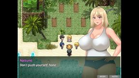 the castaway married gal s netorare story [ ntr hentai game pornplay] ep.2 the married milf asked a breast massage on the beach with her ex boyfriend