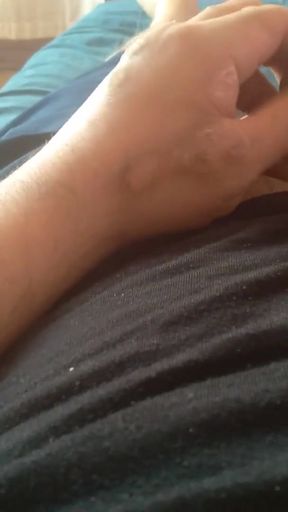 Watch me pull back my delicious foreskin   Clip 1