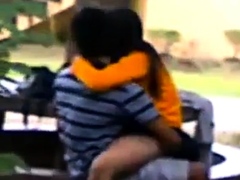 Paki indian public sex on bench