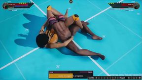 Horie VS Leticia (Naked Fighter 3D)